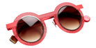 Sabine Be Be Gipsy Hole Sun 500 43 - Orange Fluorescent Satin Perforated/Or Rose Polished #id:sbebegipsyholesun500_s:104100