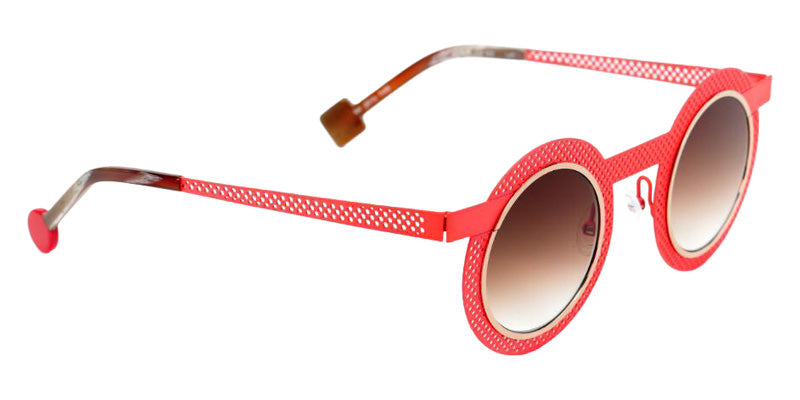 Sabine Be Be Gipsy Hole Sun 500 43 - Orange Fluorescent Satin Perforated/Or Rose Polished #id:sbebegipsyholesun500_s:104105