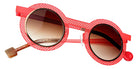 Sabine Be Be Gipsy Hole Sun 500 43 - Orange Fluorescent Satin Perforated/Or Rose Polished #id:sbebegipsyholesun500_s:104115