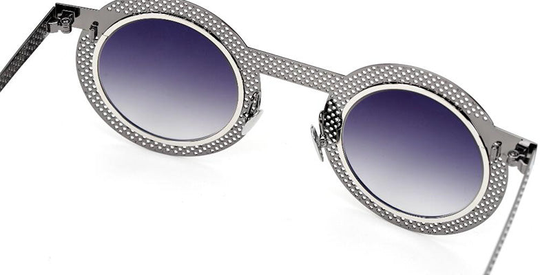 Sabine Be Be Gipsy Hole Sun 502 43 - Dark Ruthenium Polished Perforated/Palladium Polished #id:sbebegipsyholesun502_s:106115