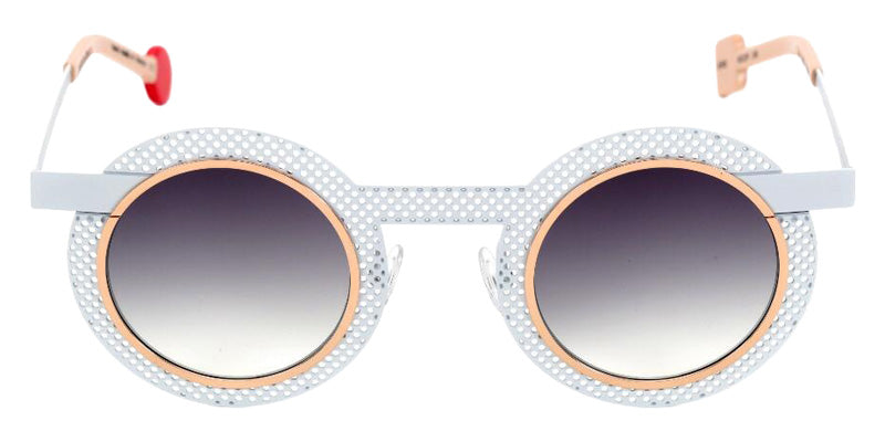 Sabine Be Be Gipsy Hole Sun 505 43 - White Satin Perforated/Or Rose Polished #id:sbebegipsyholesun505_s:112110