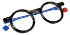 Sabine Be Be Gipsy Horn 122 43 - Blue Majorelle Satin #id:sbebegipsyhorn122_s:100100