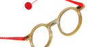 Sabine Be Be Gipsy Horn 124 43 - Orange Fluorescent Satin #id:sbebegipsyhorn124_s:102115