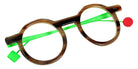 Sabine Be Be Gipsy Horn 130 43 - Green Fluorescent Satin #id:sbebegipsyhorn130_s:106100