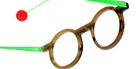Sabine Be Be Gipsy Horn 130 43 - Green Fluorescent Satin #id:sbebegipsyhorn130_s:106115