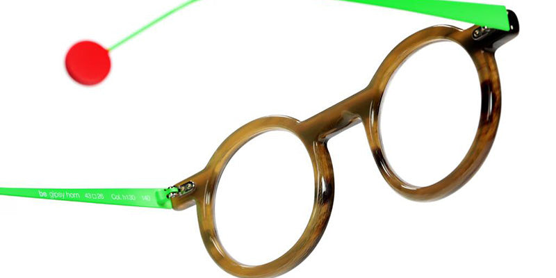 Sabine Be Be Gipsy Horn 130 43 - Green Fluorescent Satin #id:sbebegipsyhorn130_s:106115