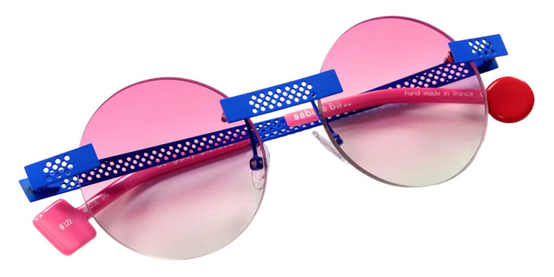 Sabine Be Be Gipsy Pierced Sun 122 48 - Blue Majorelle Satin #id:sbebegipsypiercedsun122_s:100100