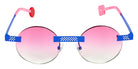 Sabine Be Be Gipsy Pierced Sun 122 48 - Blue Majorelle Satin #id:sbebegipsypiercedsun122_s:100110