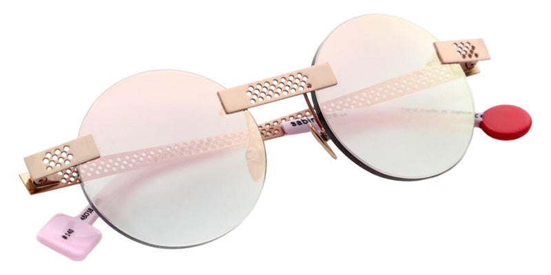 Sabine Be Be Gipsy Pierced Sun 140 48 - Or Rose Polished #id:sbebegipsypiercedsun140_s:106100