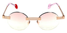Sabine Be Be Gipsy Pierced Sun 140 48 - Or Rose Polished #id:sbebegipsypiercedsun140_s:106110