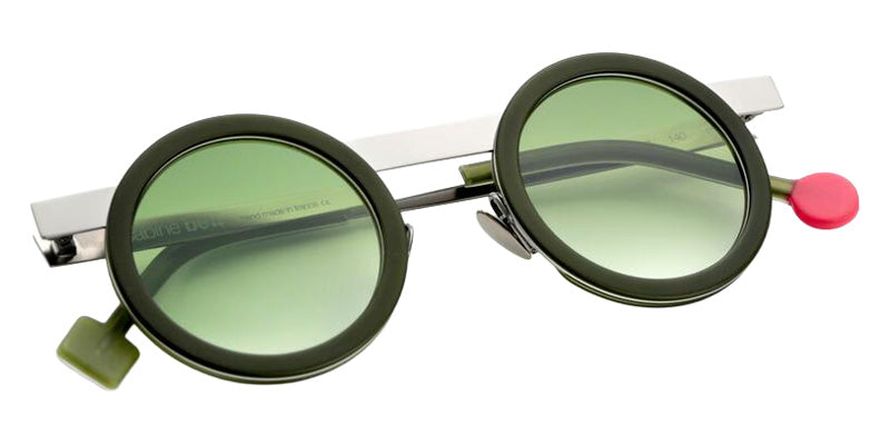 Sabine Be Be Gipsy Sun 347 43 - Green Clear Translucent Matte/Ruthenium Polished #id:sbebegipsysun347_s:112100