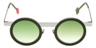 Sabine Be Be Gipsy Sun 347 43 - Green Clear Translucent Matte/Ruthenium Polished #id:sbebegipsysun347_s:112110