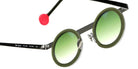 Sabine Be Be Gipsy Sun 347 43 - Green Clear Translucent Matte/Ruthenium Polished #id:sbebegipsysun347_s:112115