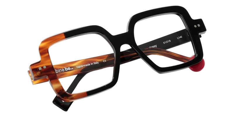 Sabine Be Be Glossy 735 51 - Black Shiny/Tortoiseshell Veined Blonde Shiny #id:sbebeglossy735_s:100100