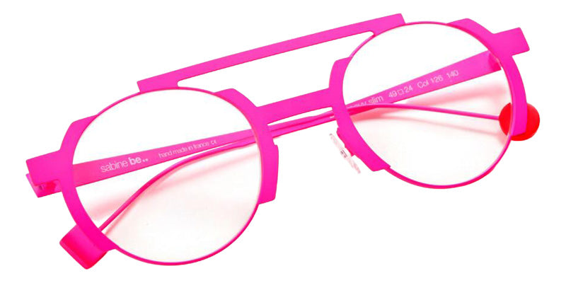 Sabine Be Be Groovy Slim 126 49 - Rose Fluorescent Satin #id:sbebegroovyslim126_s:100100