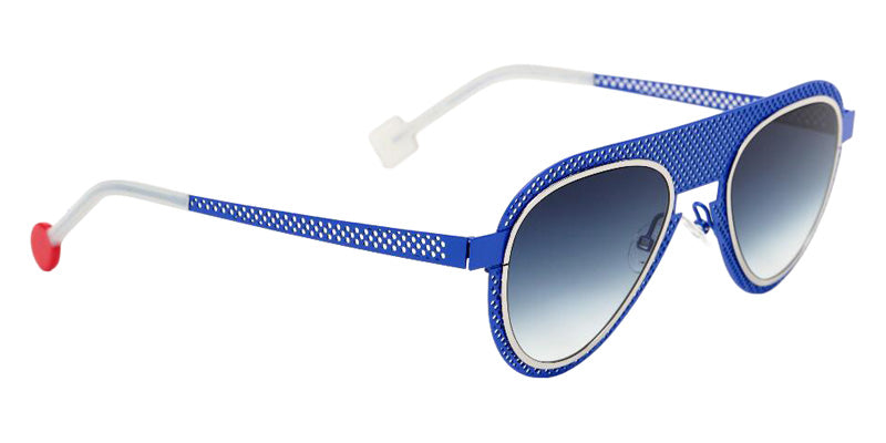 Sabine Be Be Legend Hole Sun 499 51 - Blue Majorelle Satin Perforated/Palladium Polished #id:sbebelegendholesun499_s:100105