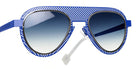 Sabine Be Be Legend Hole Sun 499 51 - Blue Majorelle Satin Perforated/Palladium Polished #id:sbebelegendholesun499_s:100115