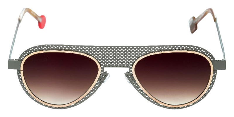 Sabine Be Be Legend Hole Sun 506 51 - Gray Taupe Satin Perforated/Or Rose Polished #id:sbebelegendholesun506_s:102110