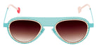 Sabine Be Be Legend Hole Sun 507 51 - Turquoise Satin Perforated/Or Rose Polished #id:sbebelegendholesun507_s:104110