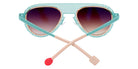Sabine Be Be Legend Hole Sun 507 51 - Turquoise Satin Perforated/Or Rose Polished #id:sbebelegendholesun507_s:104115