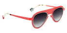 Sabine Be Be Legend Hole Sun 508 51 - Orange Fluorescent Satin Perforated/Ruthenium Polished #id:sbebelegendholesun508_s:106105
