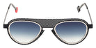 Sabine Be Be Legend Hole Sun 509 51 - Blue Marine Satin Perforated/Palladium Polished #id:sbebelegendholesun509_s:108110