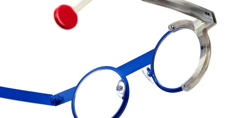 Sabine Be Be Loop 873 43 - Blue Majorelle Satin/Horn Gray Shiny #id:sbebeloop873_s:106115