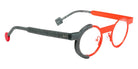 Sabine Be Be Loop 874 43 - Orange Fluorescent Satin/Gray Mouse Marbled Matte #id:sbebeloop874_s:108105