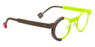 Sabine Be Be Loop 875 43 - Yellow Fluorescent Satin/Taupe Matte #id:sbebeloop875_s:110110
