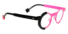 Sabine Be Be Loop 877 43 - Rose Fluorescent Satin/Black Shiny #id:sbebeloop877_s:114105