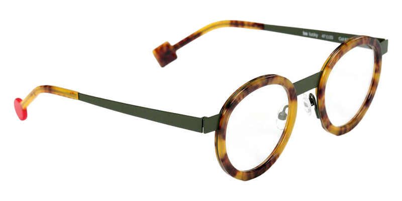 Sabine Be Be Lucky 670 47 - Tortoiseshell Tortoise Shiny/Khaki Satin #id:sbebelucky670_s:106105