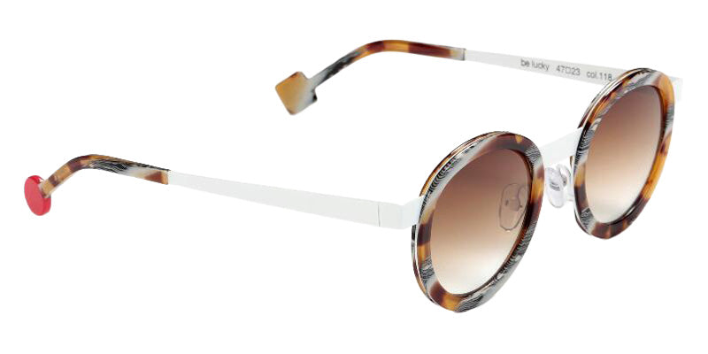 Sabine Be Be Lucky Sun 118_2 47 - Tortoiseshell Vintage Shiny/White Satin #id:sbebeluckysun1182_s:108105
