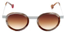 Sabine Be Be Lucky Sun 349 47 - Horn Vintage Shiny/White Satin #id:sbebeluckysun349_s:110110