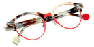 Sabine Be Be Master Pantos 560 51 - Horn Blonde Brilliant/Orange Fluorescent Satin #id:sbebemasterpantos560_s:102100