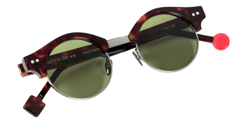 Sabine Be Be Master Round Sun 544 45 - Tortoiseshell Cherry Shiny/Ruthenium Polished #id:sbebemasterroundsun544_s:100100