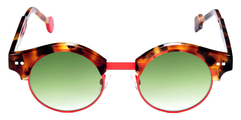 Sabine Be Be Master Round Sun 545 45 - Tortoiseshell Fawn Shiny/Orange Fluorescent Satin #id:sbebemasterroundsun545_s:102110