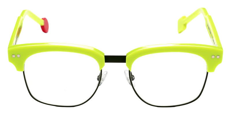 Sabine Be Be Master Square 550 52 - Yellow Fluorescent Shiny/Khaki Satin #id:sbebemastersquare550_s:100110