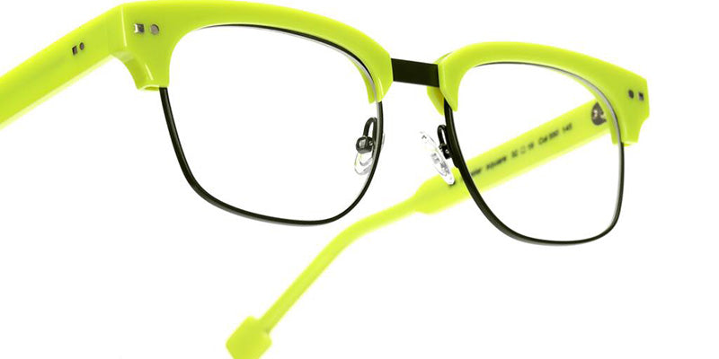 Sabine Be Be Master Square 550 52 - Yellow Fluorescent Shiny/Khaki Satin #id:sbebemastersquare550_s:100115