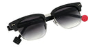 Sabine Be Be Master Square Sun 551 52 - Gray Slate Marbled Matte/Palladium Polished #id:sbebemastersquaresun551_s:102100