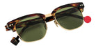 Sabine Be Be Master Square Sun 554 52 - Tortoiseshell Inée Dark Shiny/Or Pale Polished #id:sbebemastersquaresun554_s:104100