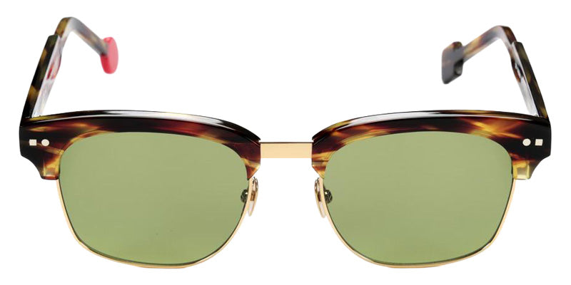 Sabine Be Be Master Square Sun 554 52 - Tortoiseshell Inée Dark Shiny/Or Pale Polished #id:sbebemastersquaresun554_s:104110