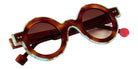Sabine Be Be Pop Line Sun 523 41 - Tortoiseshell Blonde Shiny/Turquoise Marbled Shiny #id:sbebepoplinesun523_s:102100