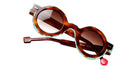 Sabine Be Be Pop Line Sun 523 41 - Tortoiseshell Blonde Shiny/Turquoise Marbled Shiny #id:sbebepoplinesun523_s:102115