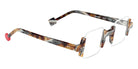 Sabine Be Be Square 220 42 - White Satin/Tortoiseshell Vintage Shiny #id:sbebesquare220_s:100105
