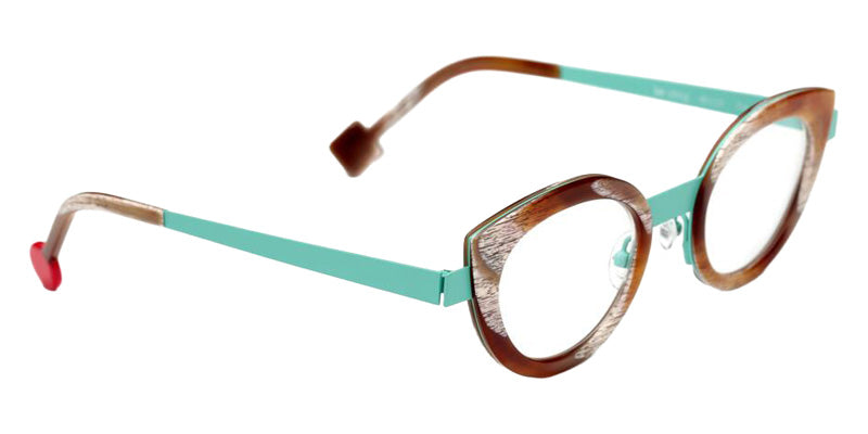 Sabine Be Be String 402 46 - Horn Vintage Shiny/Turquoise Satin #id:sbebestring402_s:100105