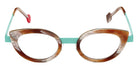 Sabine Be Be String 402 46 - Horn Vintage Shiny/Turquoise Satin #id:sbebestring402_s:100110