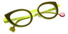 Sabine Be Be String 403 46 - Green Translucent Shiny/Yellow Fluorescent Satin #id:sbebestring403_s:102100