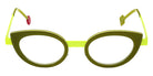 Sabine Be Be String 403 46 - Green Translucent Shiny/Yellow Fluorescent Satin #id:sbebestring403_s:102110