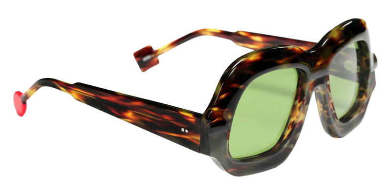 Sabine Be Be Stronger Sun 853 55 - Tortoiseshell Veined Dark Shiny/Tortoiseshell Veined Dark Matte #id:sbebestrongersun853_s:104105