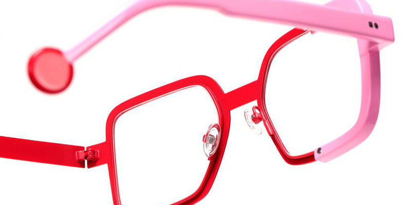 Sabine Be Be Stylish 823 53 - Red Satin/Rose Fluorescent Shiny #id:sbebestylish823_s:108115